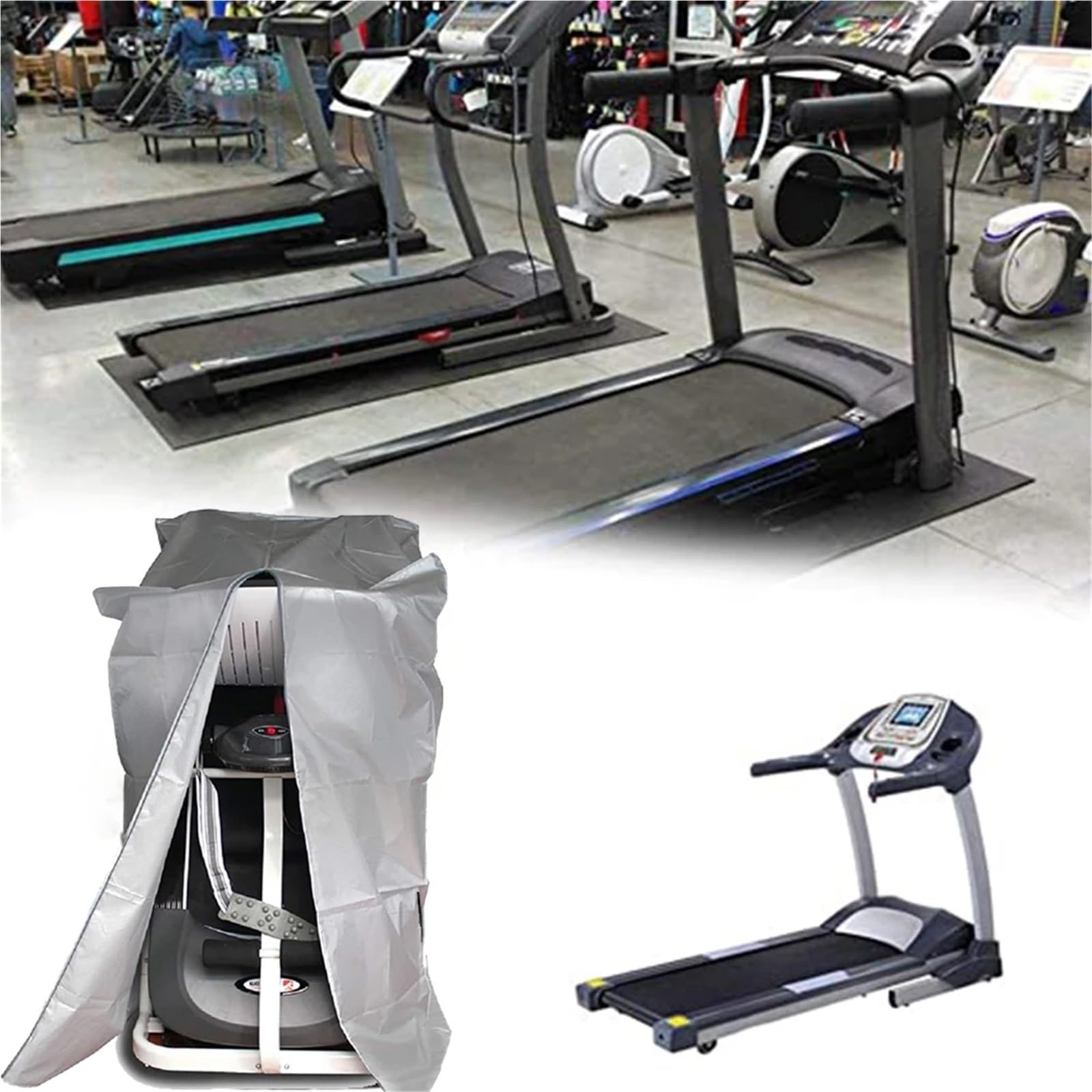 Funda for Cinta de Correr, Plegable, Resistente al Agua y Polvo, Tela Oxford, Impermeable con protección Solar Funda de protección