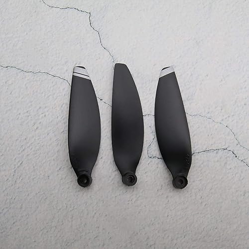 Miniatura 8 de Create idea 4 pares de hélices de liberación rápida con rayas plateadas accesorios de repuesto con tornillo y destornillador compatibles con DJI