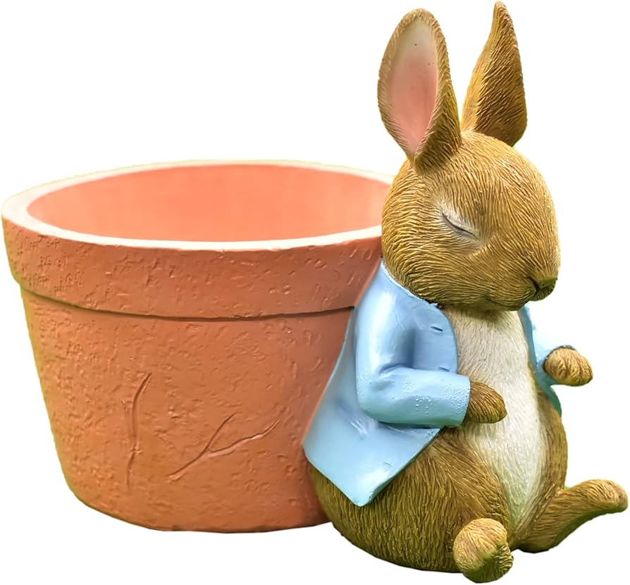 Amazon.co.jp: 創新貿易 植木鉢 ピーターラビット フラワー