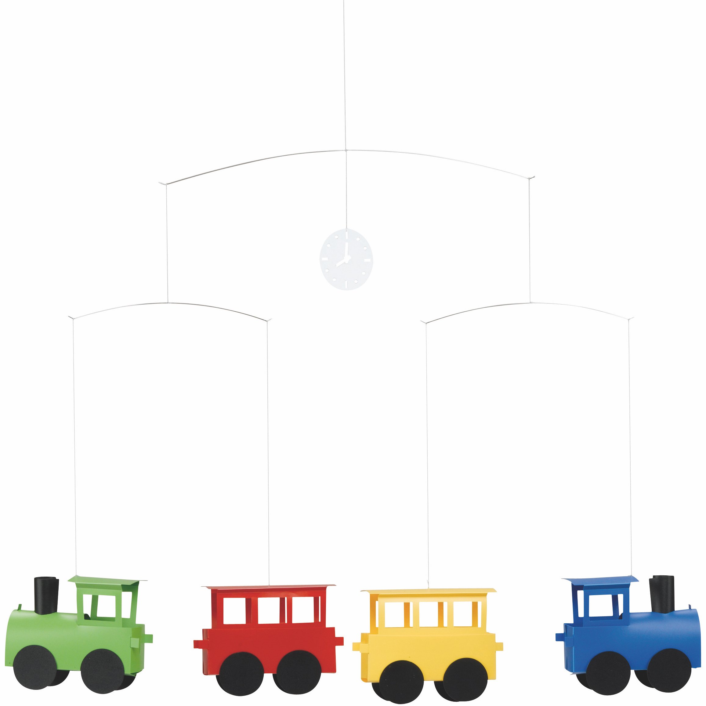 Mobile Multicolore Flensted Locomobile Éveil Visuel pour une Douce Atmosphère de Crèche