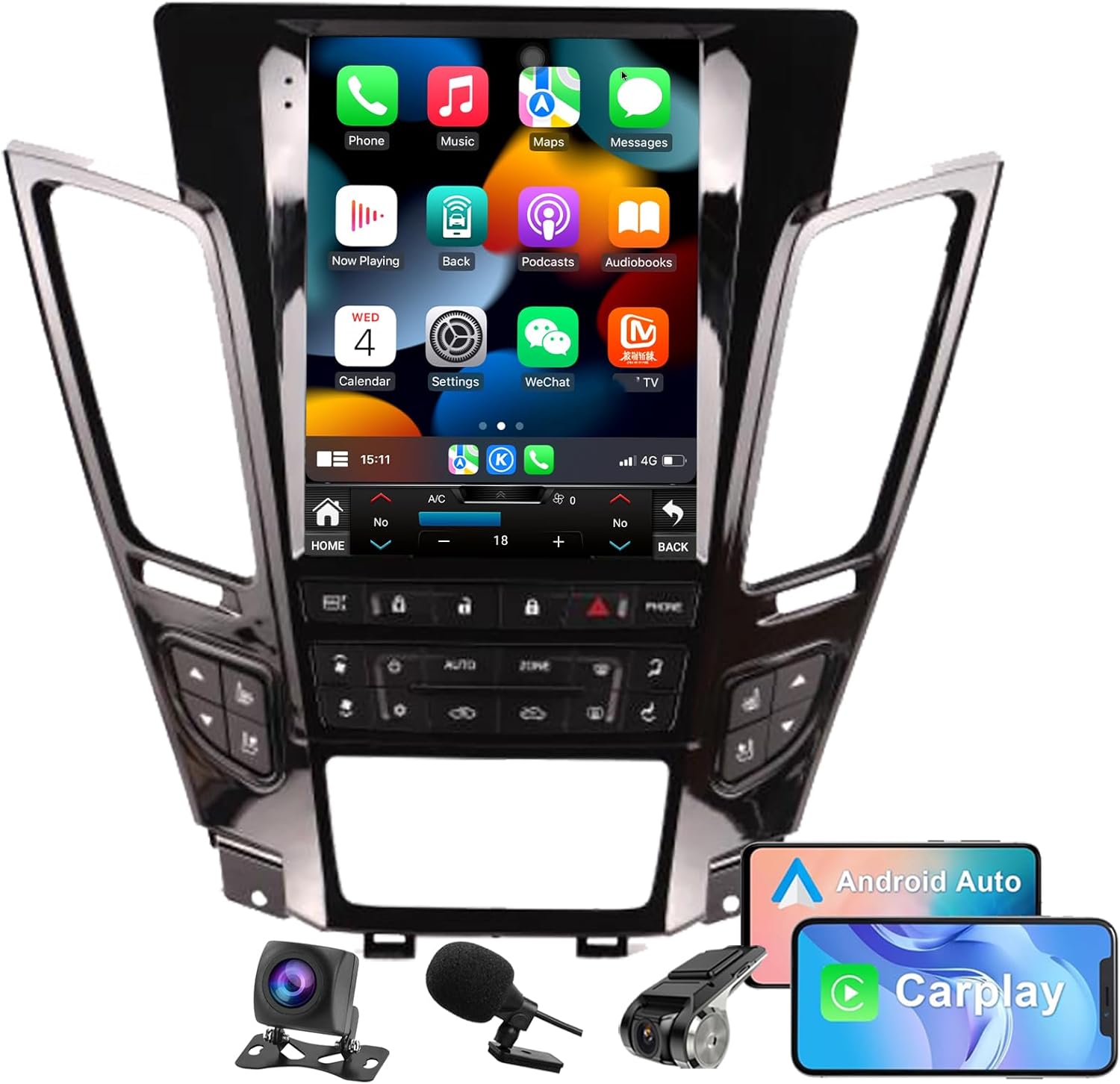 HoeeNilsa Android 9.7" Car Stereo Head Unit for Cadillac CTS (2007–2012)