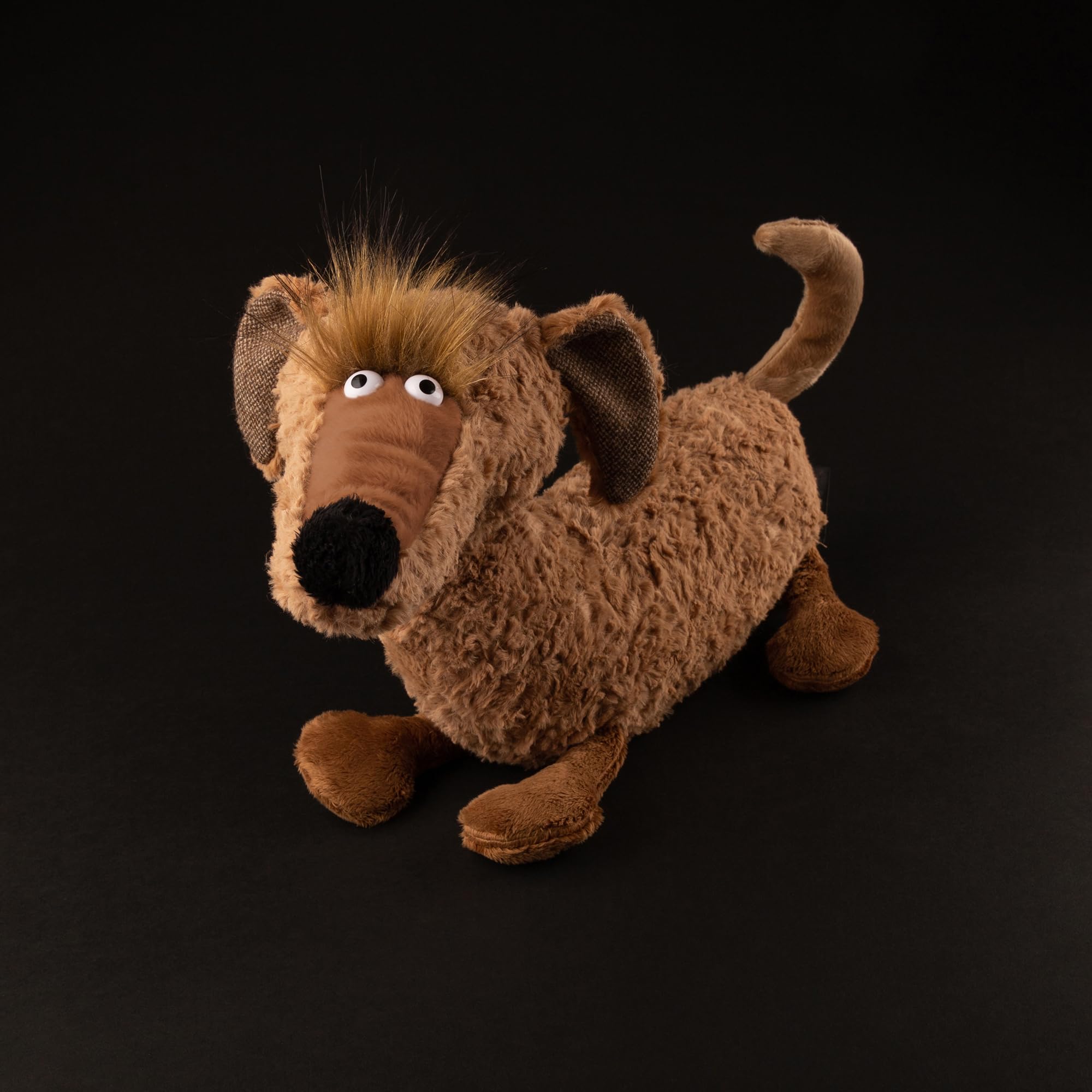 Sigikid 31013 - Peluche de Perro Salchicha, Color marrón