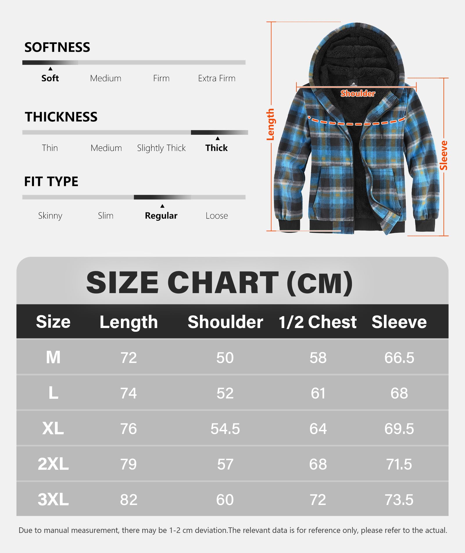 geeksport geeksport geeksport geeksport Felpa da Uomo con Cappuccio e Full Zip Fleece Hoodies for Men Sportive Inverno