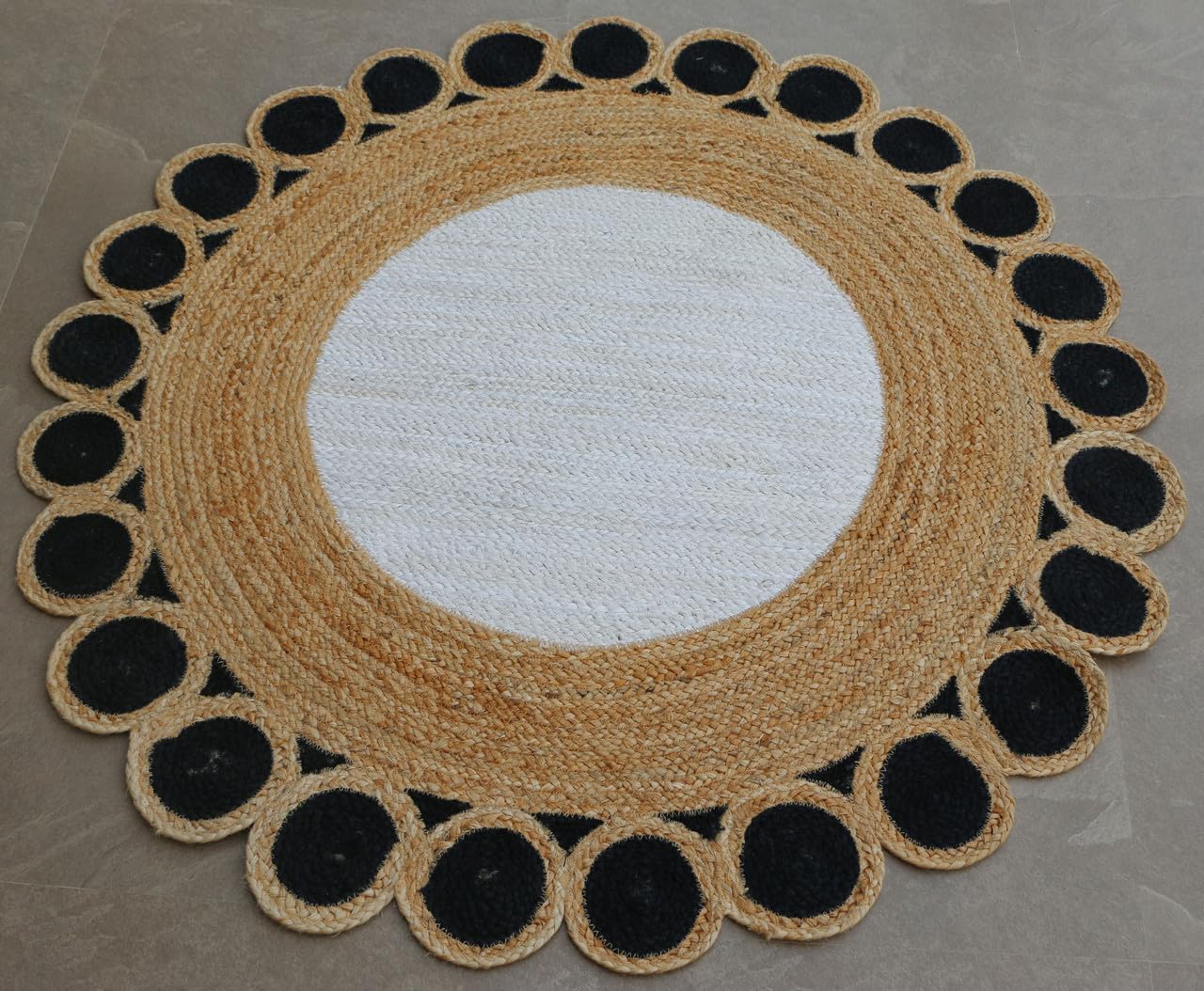 Elevated Earth-Tones Meet Geometric Precision in This Signature Series of sustainably Crafted Jute and Fiber Rugs.