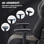FANTASYLAB Big and Tall Gaming Chair 450 Lbs Computer Ergonomic Office Chairv Gaming Chairs for Adults Comfy Gamer Chair Wtih 4D Adjustable Arms and Memory Foam Lumbar Support