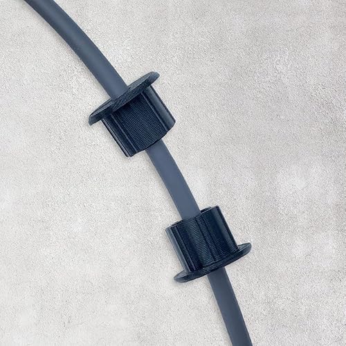 Miniatura 5 de FANRTE Cable de pared de 34 pulgadas para ojal de cable Ethernet Starlink, 2 bujes de pared a presión para cable de antena satélite Starlink