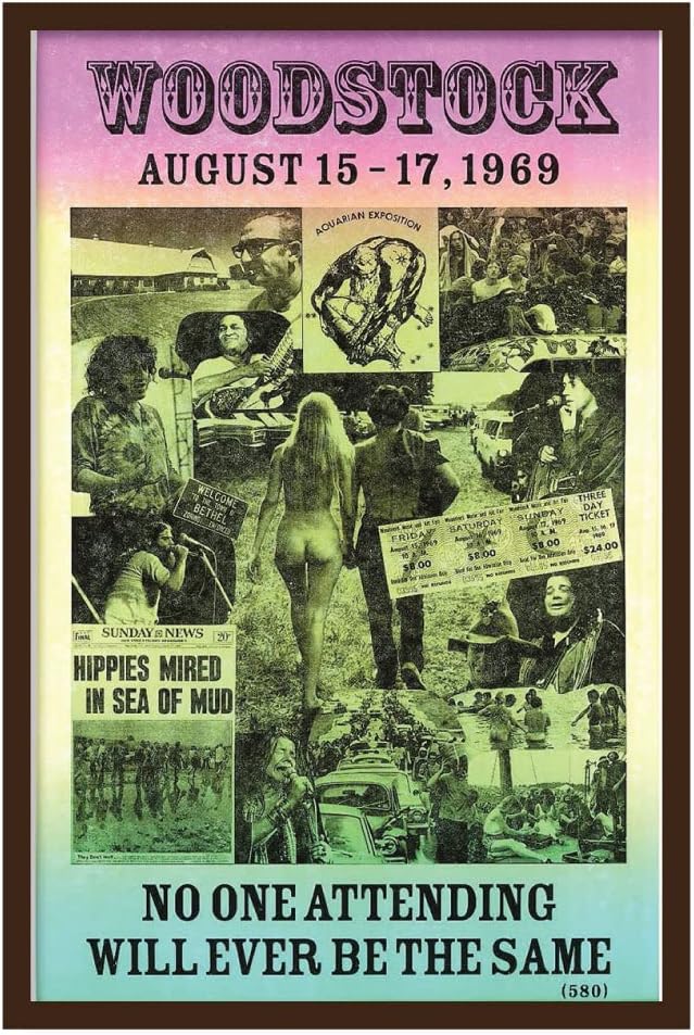 Fresh Prints of CT Showprint Concert Poster Woodstock