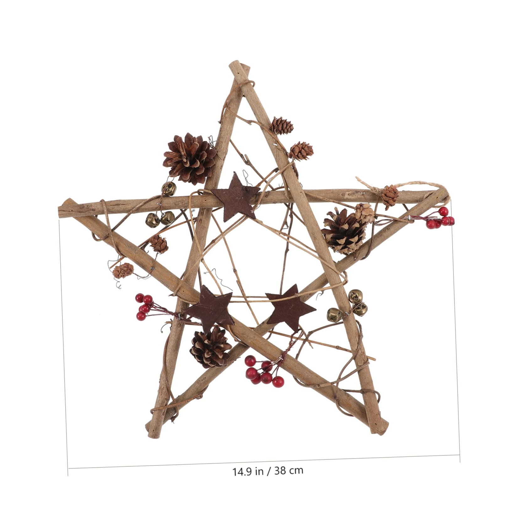 SHOWERORO Decorazioni Per Alberi Di Natale Da Appendere in Materiale Durevole Per Allestimento Natalizio Ciondoli A Forma Di Stella Facili Da Appendere