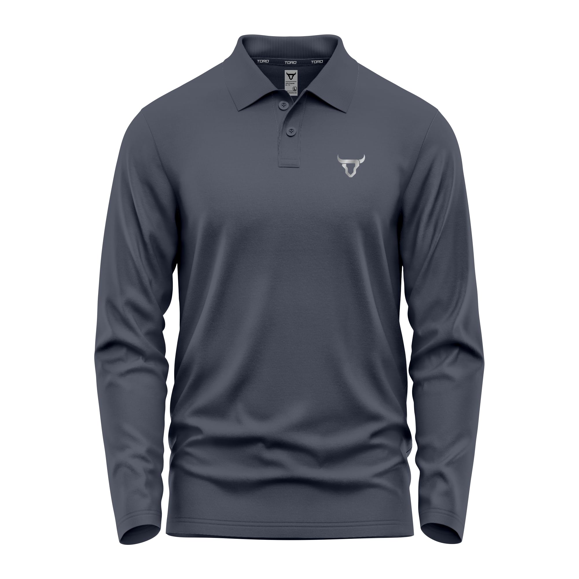 Paquet de 3 Hommes Polo T Shirt Regular Fit Olympique Casual Uniforme Tenue de soirée Multicolores Longues Manches Pleines Bouton Adultes Cadeau Polo Top