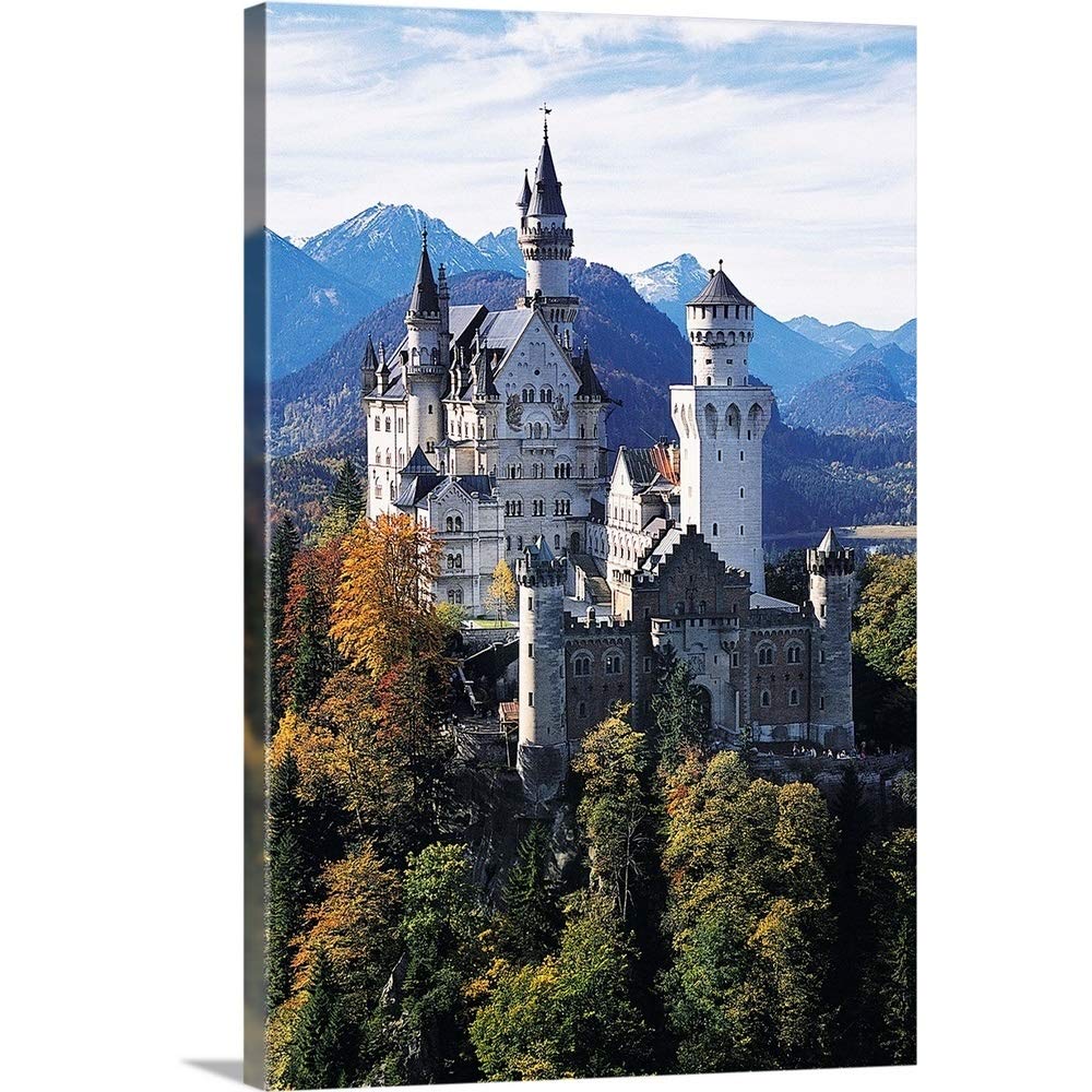 Amazon.com: CANVAS ON DEMAND Neuschwanstein Castle, Allgau