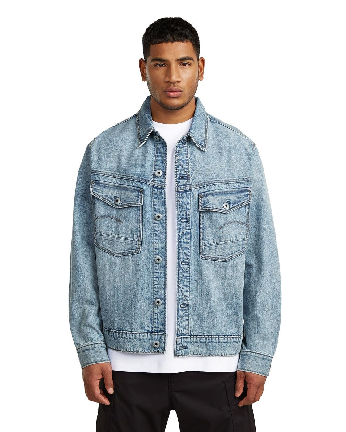 G-Star Men's Blue Dakota Jacket, Jacket, Color Size L