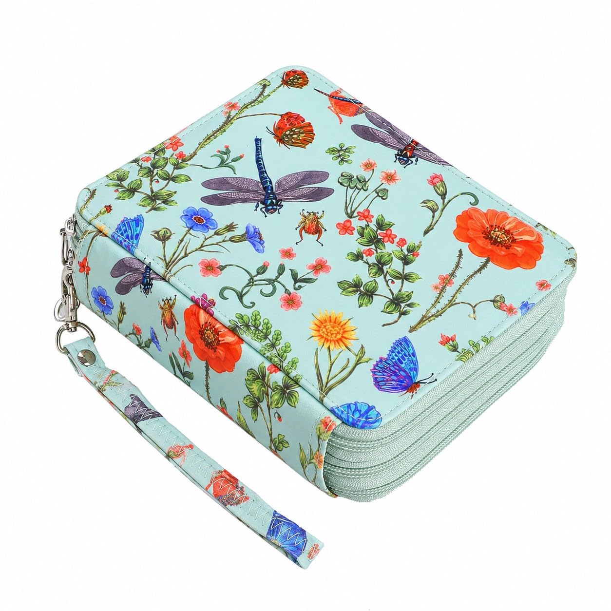 Lbxgap 72 Slots Colored Pencil Case Organizer, 3 Layer Bag