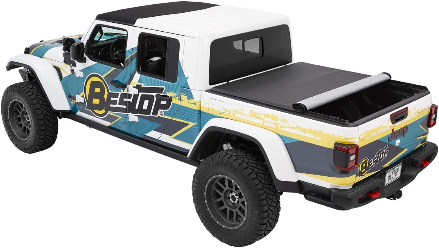 Bestop EZ-Roll Soft Tonneau - '20 Gladiator; for 5 ft. Bed (Black Twill)
