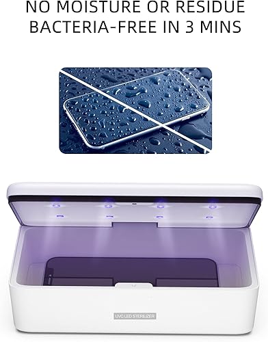 Miniatura 7 de Caja desinfectante de luz UV, caja desinfectante para teléfono UVC para teléfonos inteligentes, joyas y artículos para el hogar
