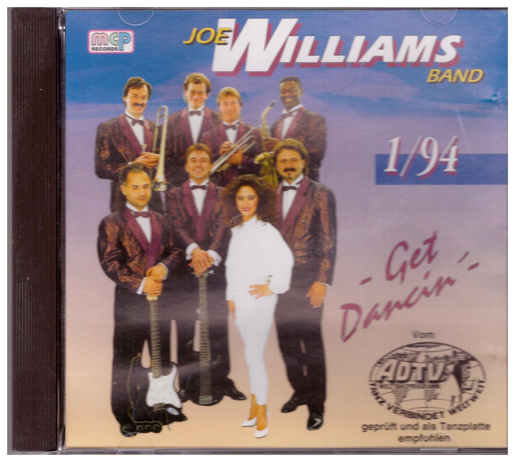 Joe Williams Band - 1/94 get Dancin' - CD- s Tanzplatte vom ADTV (Allgemeiner Deutscher Tanzlehrerverband e.V.) Empfohlen