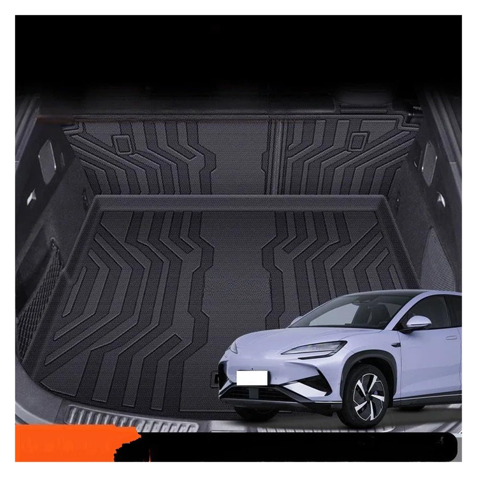 Für BYD Für Sealion 7 07 EV 2024 2025 Schutzpolster Die Rücksitzlehne Kofferraummatte Trittschutz Auto-Innenausstattung Kofferraummatte(Backrest Upper)