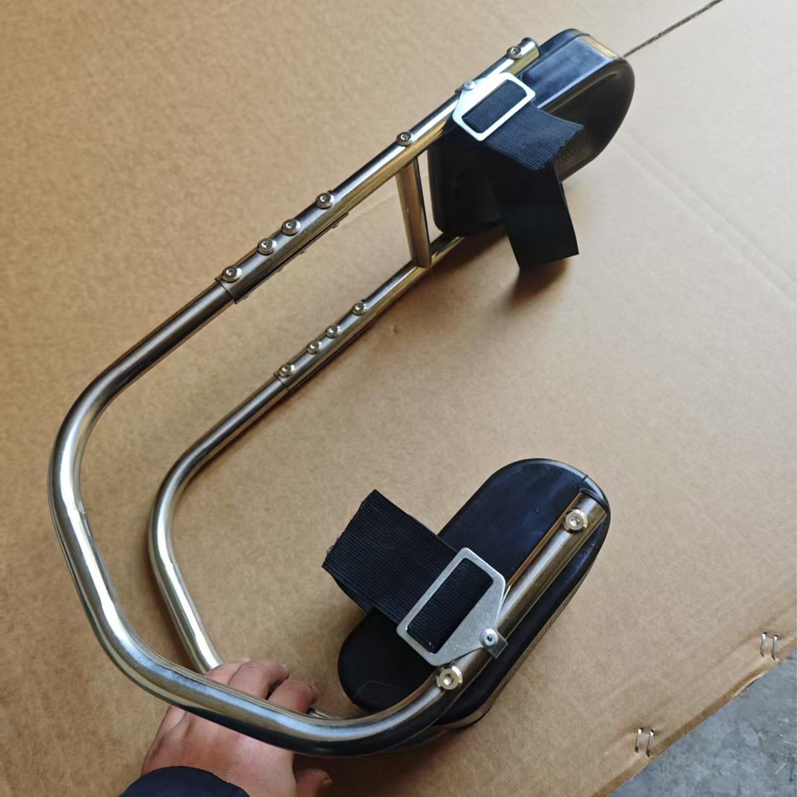 Dispositivo in ginocchio in muratore, sedile del ginocchio per il giardinaggio - Protezione delle feci in ginocchio,Cuscino per ginocchini staccabili non slip con cinghie regolabili per il supporto al