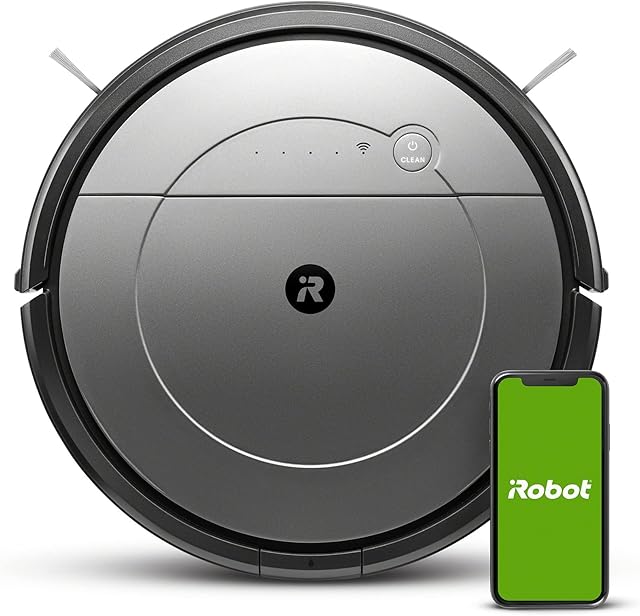 iRobot® Roomba® Combo 111840 robot vacuum & mop connected Robot Vacuum with multi cleaning modes - Powerful vacuuming - Daily mopping - Personalized suggestions - Voice Assistant Compatibility