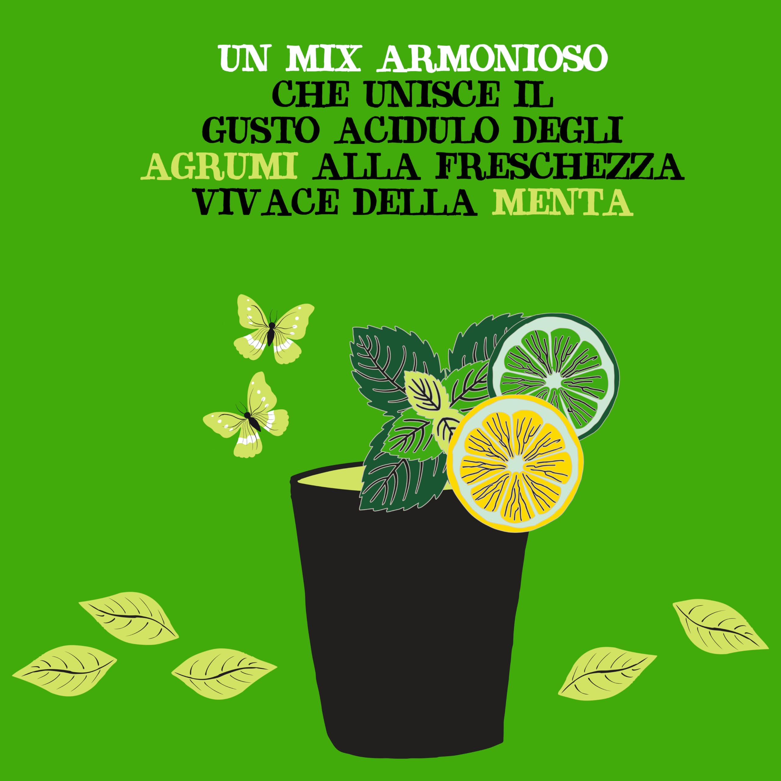 CUPPER Bibita al Lime, Menta e Limone Bio, Bevanda Biologica non gassata, Senza Zuccheri Aggiunti, Infuso a Freddo con Succo di Frutta, Confezione 12 x 250ml