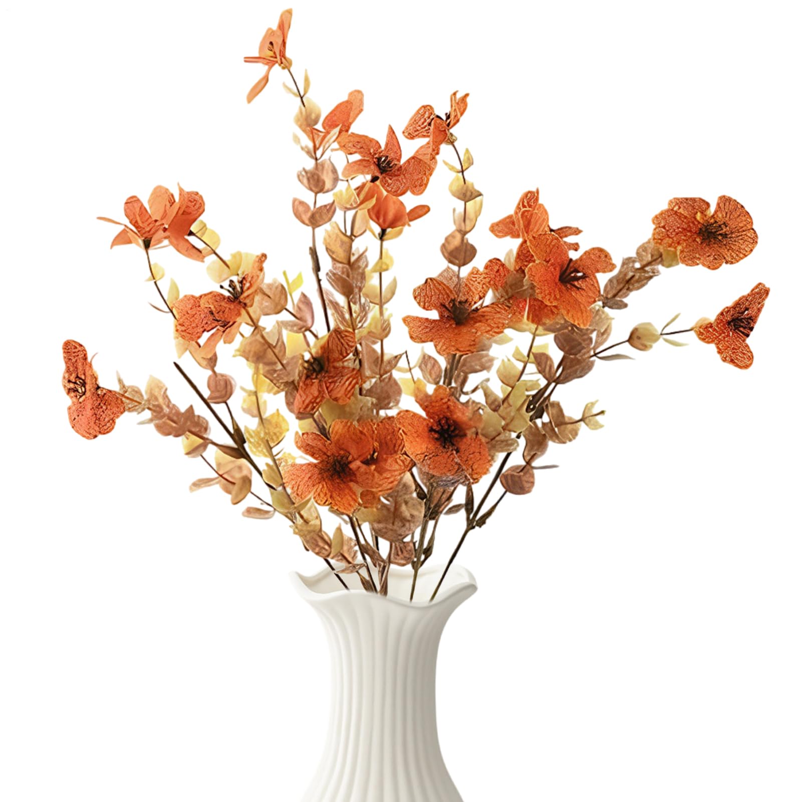 Genérico Flores Secas para Jarrón | Arreglo Floral Seco | Decoración Artificial Realista para Fiestas | para Jardín Puerta Balcón Porche Bodas Fotografía