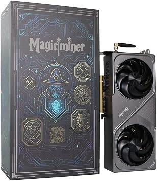 Magicminer BG01 Bitcoin Miner 4.5TH/s SHA-256 ASIC Mining Machine 120W Low Power WiFi RJ45 Connectivity Dual Fan Cooling Quiet Crypto Miner for Home Office Desktop Use