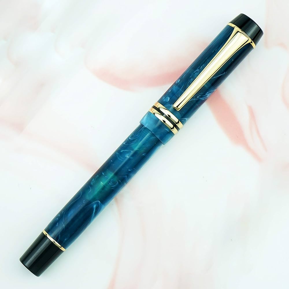 KAIGELU 万年筆 Kaigelu 316セルロイド万年筆、美しいパターンイリジウムef/f/m