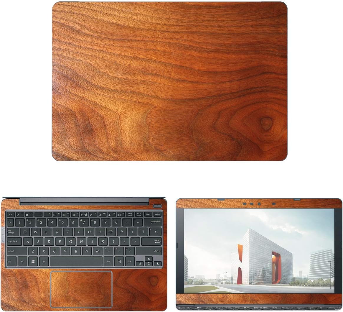 Decalrus - Protective Decal Wood Skin Sticker for Asus VivoBook L203MA (11.6" Screen) case Cover wrap ASvivoBookL203MA-155