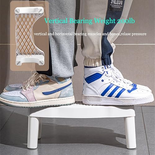 Miniatura 3 de Taburete de inodoro para adulto, taburete de excremento para baño de 7 pulgadas, antideslizante para baño, soporte de inodoro para pies, portátil,