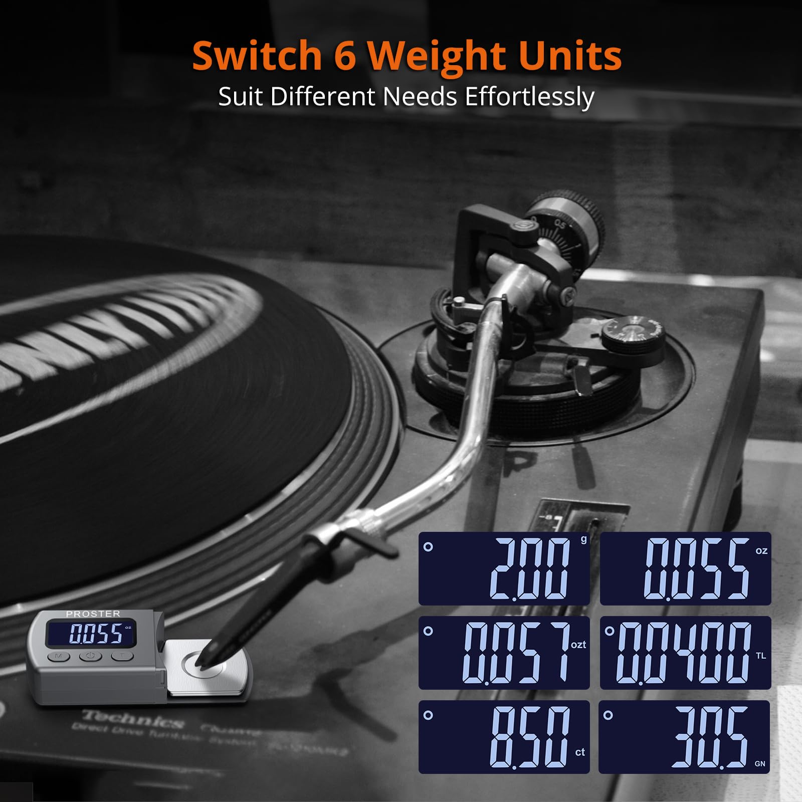 Turntable Stylus Scale - 0.01g Accuracy -4 Turntable Stylus Scale - 0.01g Accuracy -4