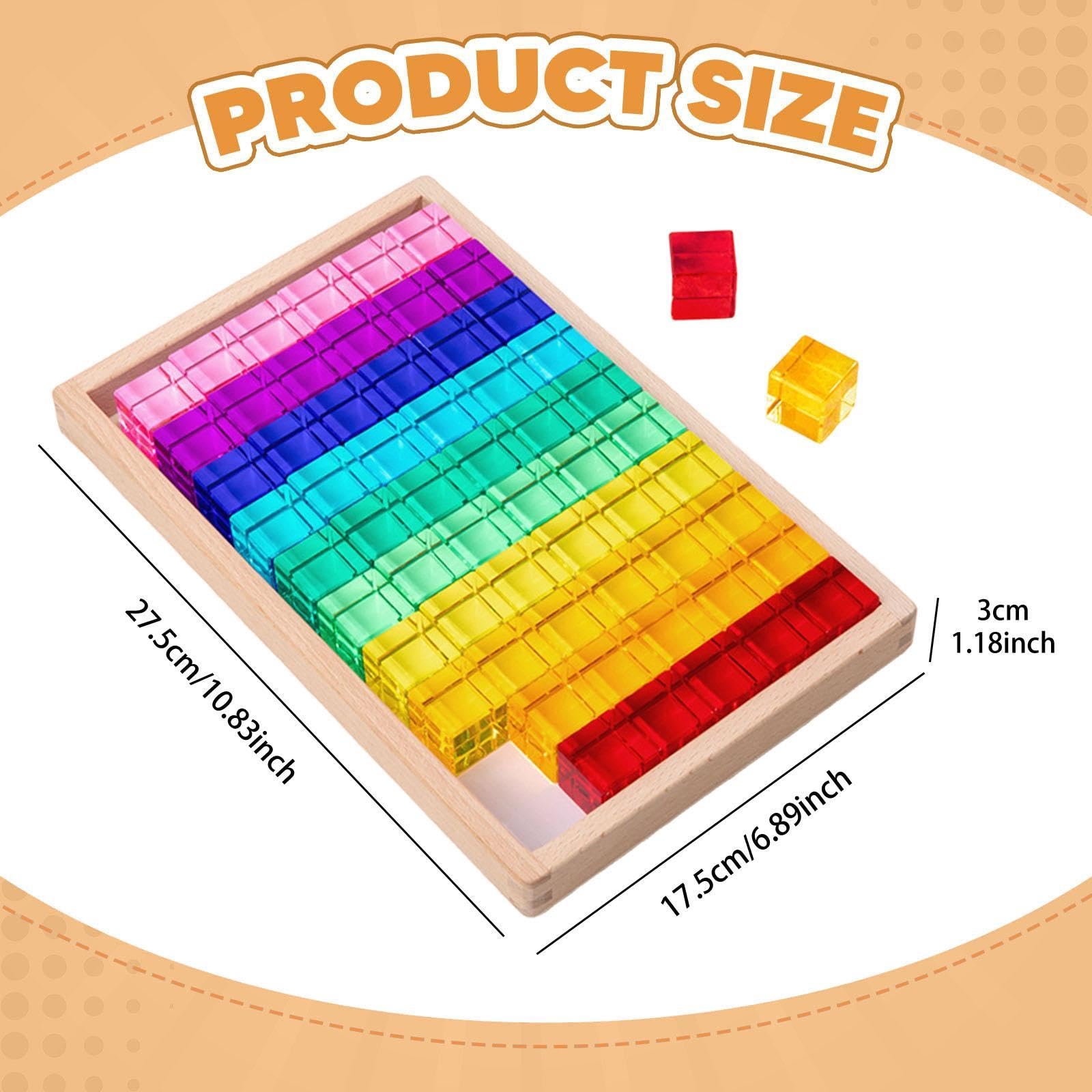 Cubos de Construcción Apilables para Fomentar La Motricidad Fina Y El Desarrollo Sensorial: ¡Ideal para Regalar!, 60 Piezas