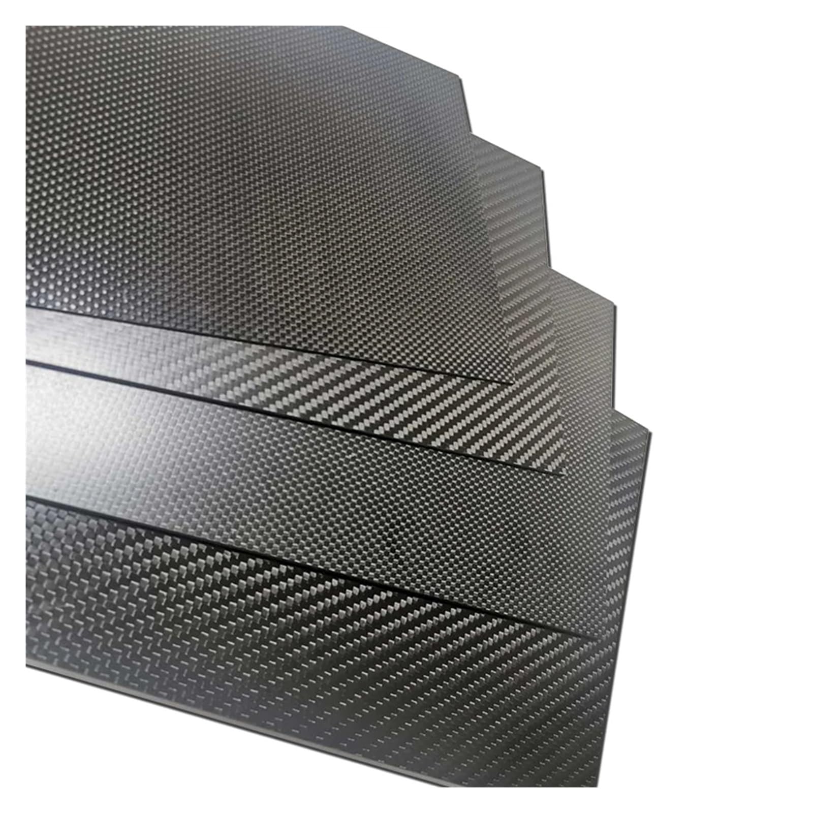 Carbon Platte 500 x 600 mm Voll-3K-Kohlefaserplatte, Plattendicke 0,25,5 1, 2, 3(2.5mm Plain Glossy)