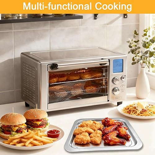 Miniatura 7 de Piezas de repuesto para freidora de aire Emeril Lagasse Everyday 360, accesorios de freidora de aire de acero inoxidable antiadherente de grado