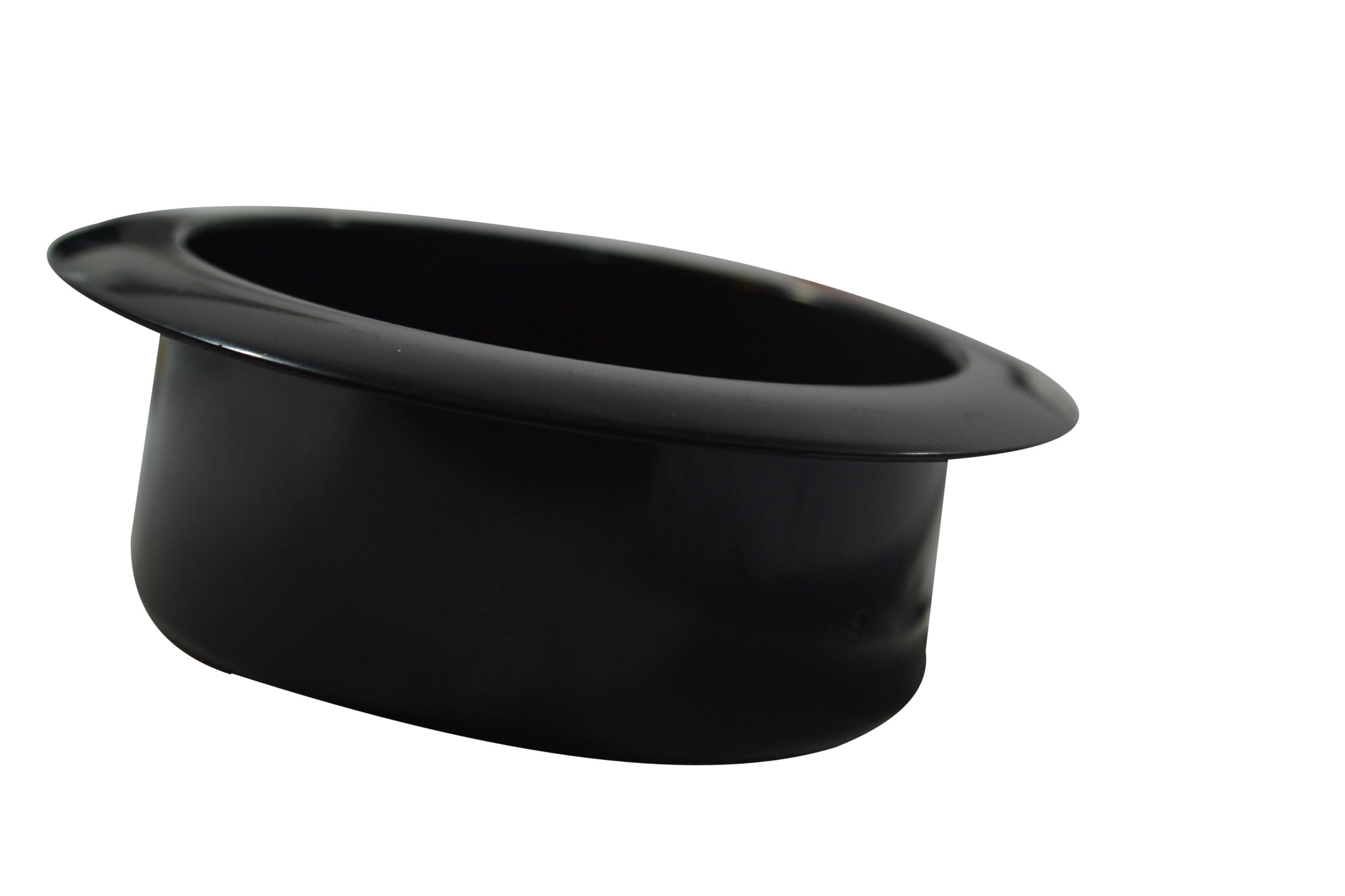 FR Universal Replacement Black Plastic Cup Holder, 3 1/2