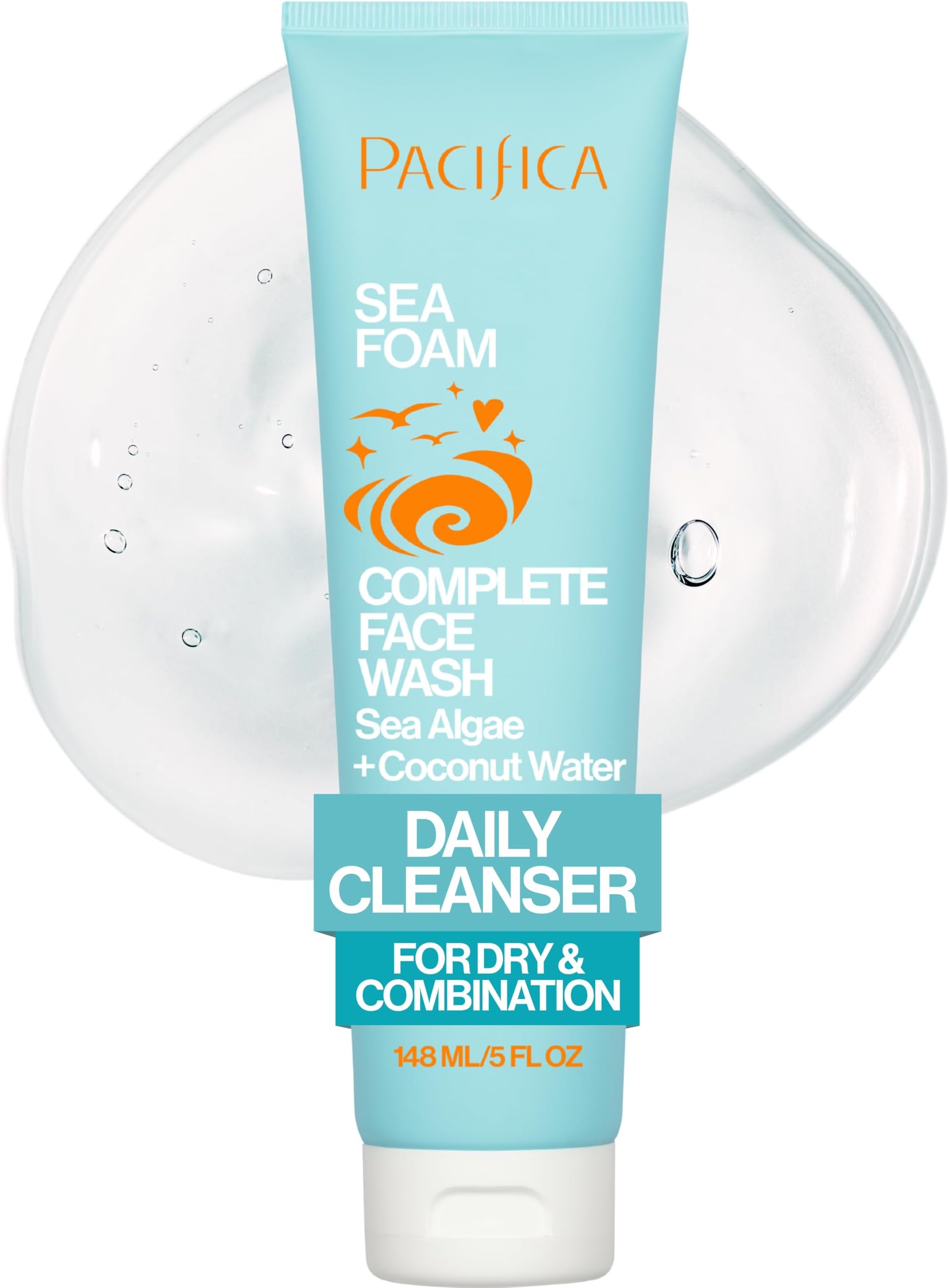 Sea Foam Complete Face Wash For Unisex 5 Oz Cleanser, 147 Millilitre, Multi, 147ml