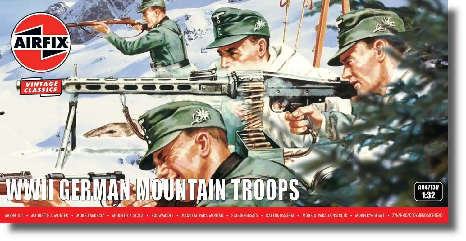 Amazon | エアフィックス 1/32 ヴィンテージ ドイツ軍山岳猟兵