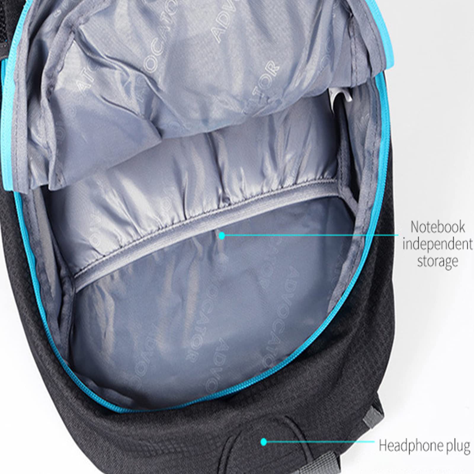 20L Mochila para acampar al aire libre Mochila de montañismo Mochila de senderismo para hombres Mochila de trekking Bolsa de viaje con orificio para auriculares