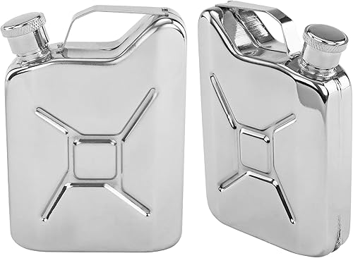 Miniatura 2 de Fairly Odd Novelties Frasco de lata de gas, 4 onzas, divertido, retro, novedoso, soporte para bebida, regalo de broma, 4 onzas, plateado