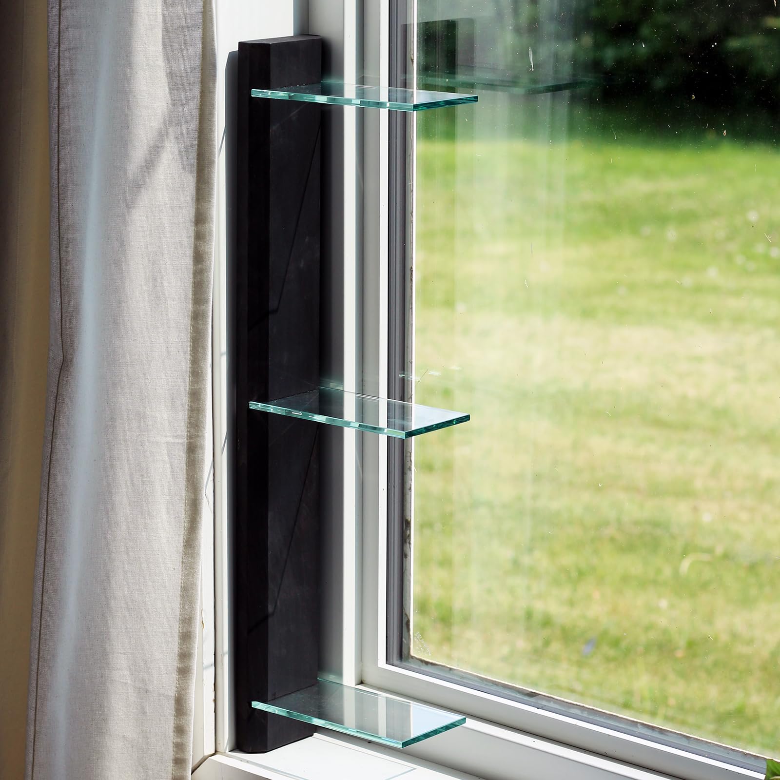 Glass Window Shelves Suspended Glass Shelves
