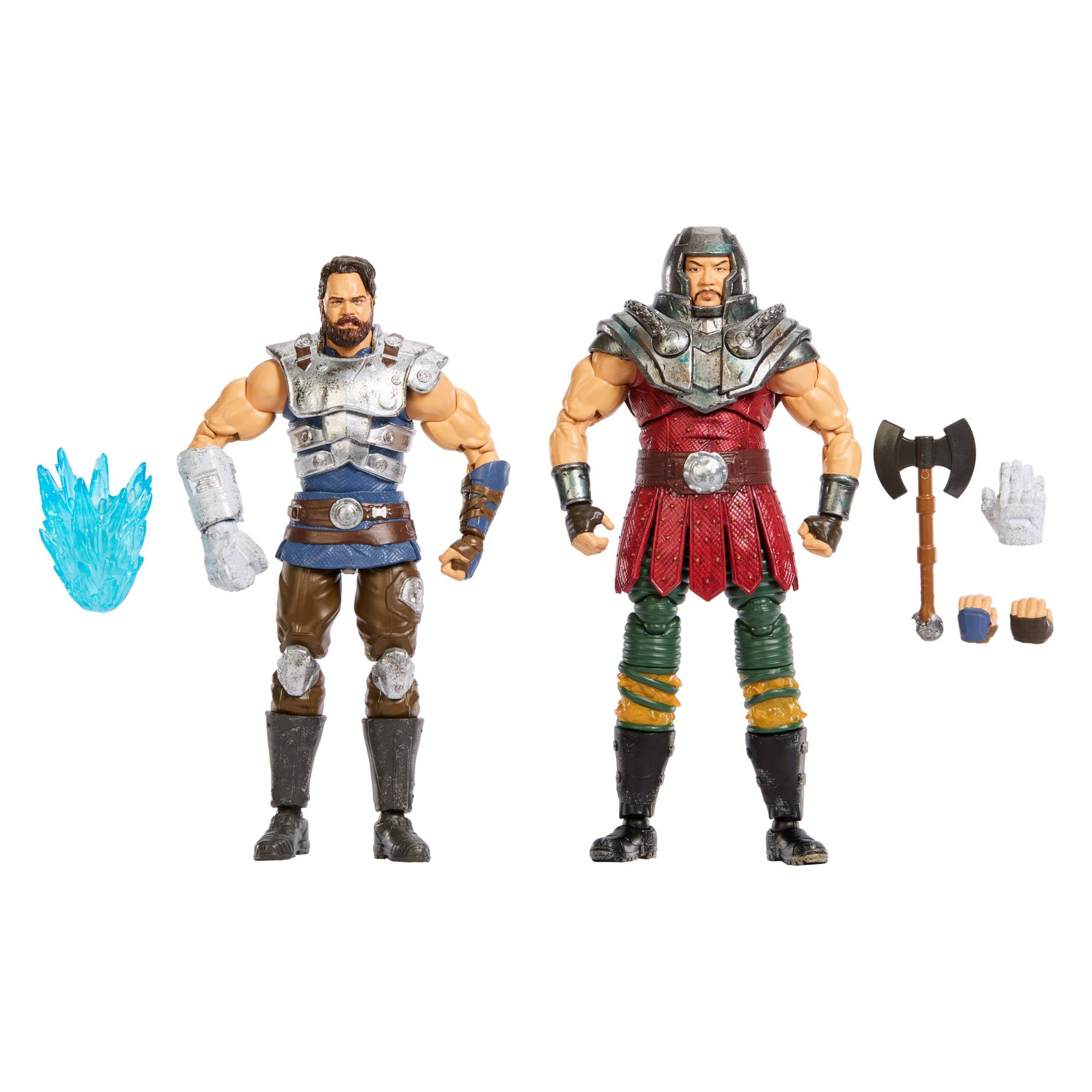 Masters of the Universe Chronicles, 2 Actionfiguren, Maßstab 1:12, detailgetreu zum Film von 2026, Ram Man und Fisto mit lebensechter Beweglichkeit, Jóhannes Haukur Jon Xue Zhang, JKJ34