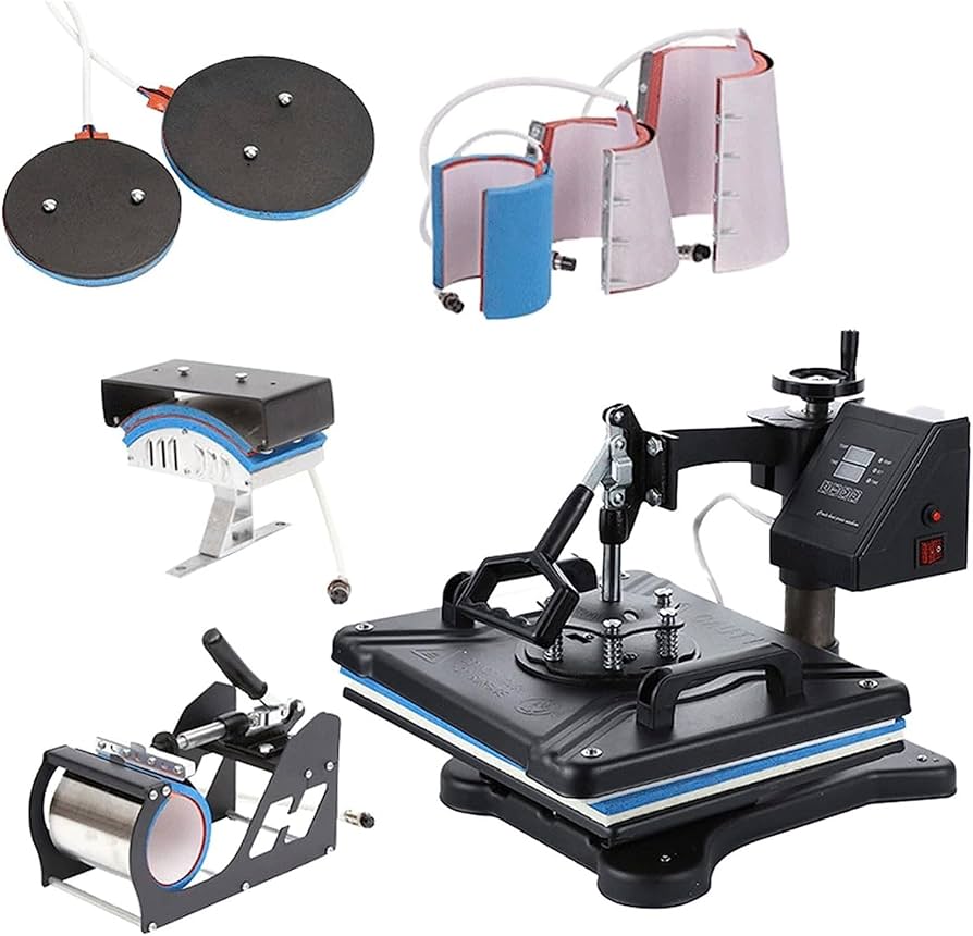 Amazon.co.jp: Tシャツ用ヒートプレス機、360°スイングアウェイ