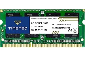 Timetec 8GB DDR3L / DDR3 1600MHz (DDR3L-1600) SODIMM