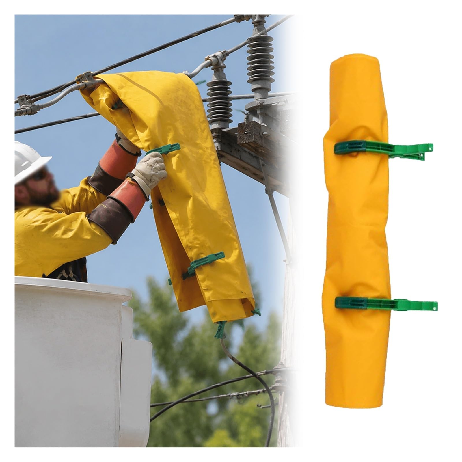 Zjkxjh 10Kv High-Voltage Insulation Blanket High Voltage Insulating Blanket For Live Electrical Work, Portable High Voltage Insulation Pad, Eva Resin Insulation Mat For Maintenance(,39.4X59.1 (100X150cm))