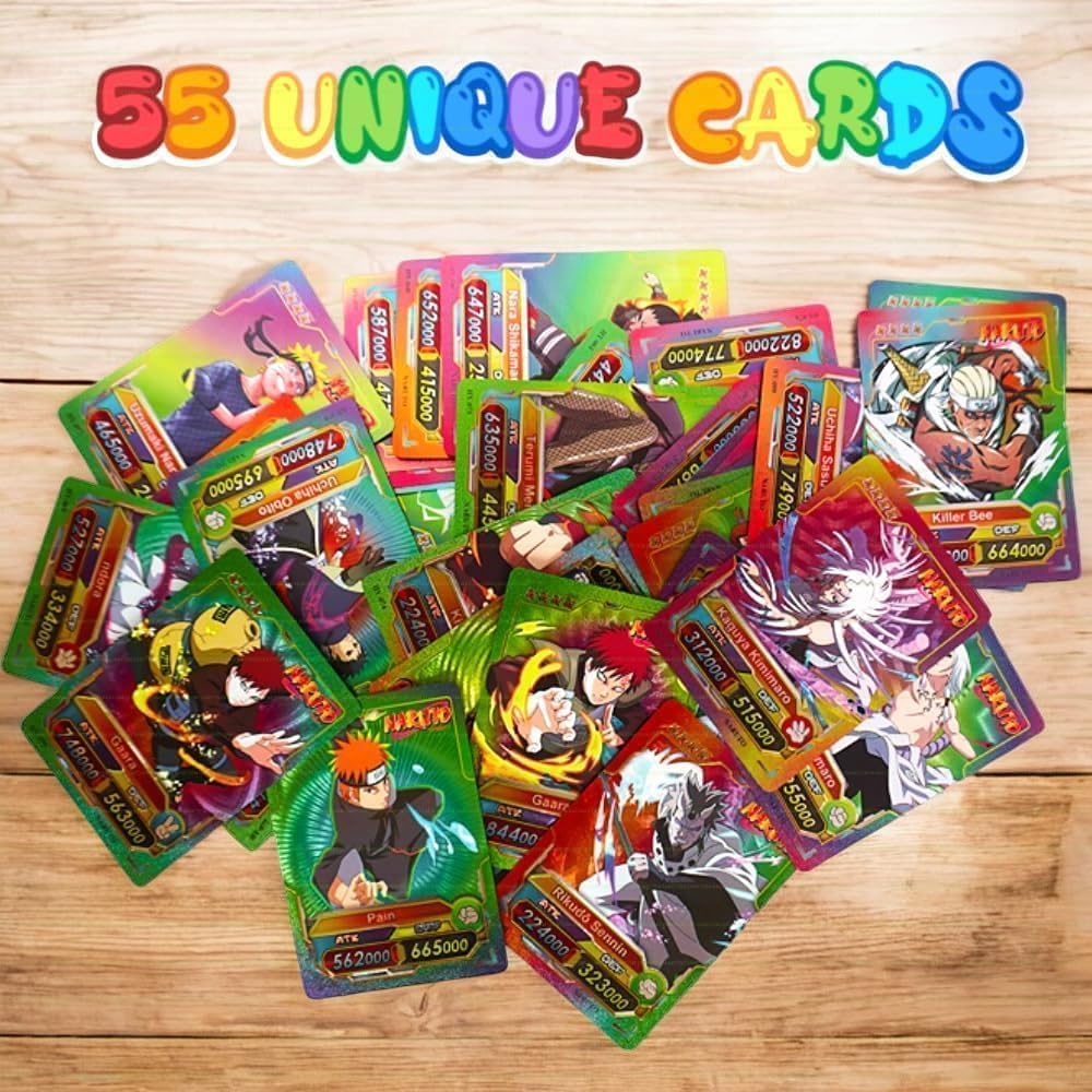 New Naru-uto Card Game for Kids, 40-Piece All Rare Ninja Cards Set