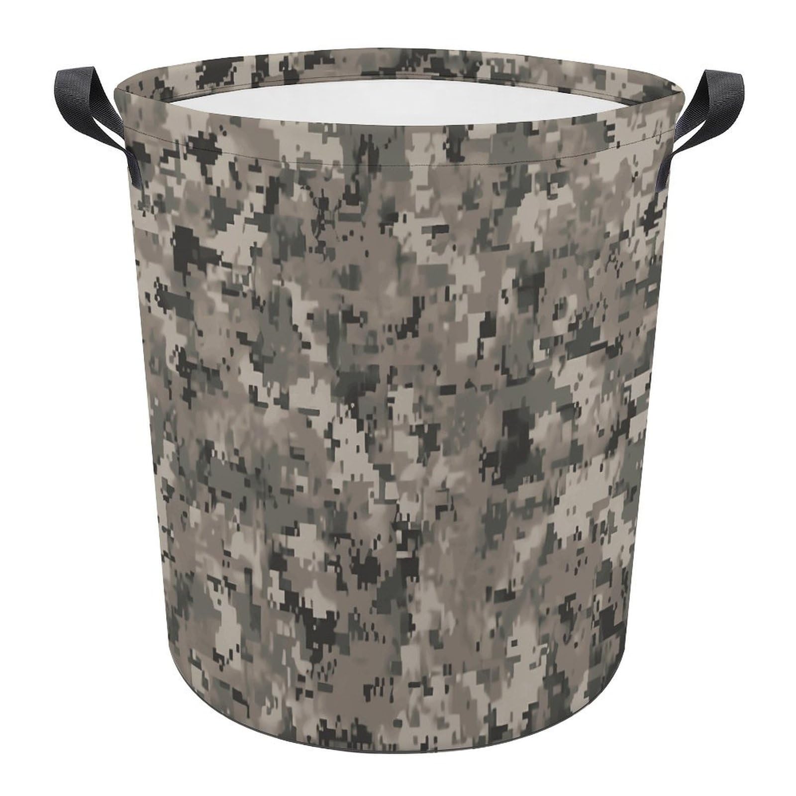 Grand panier à linge étanche camouflage militaire pliable