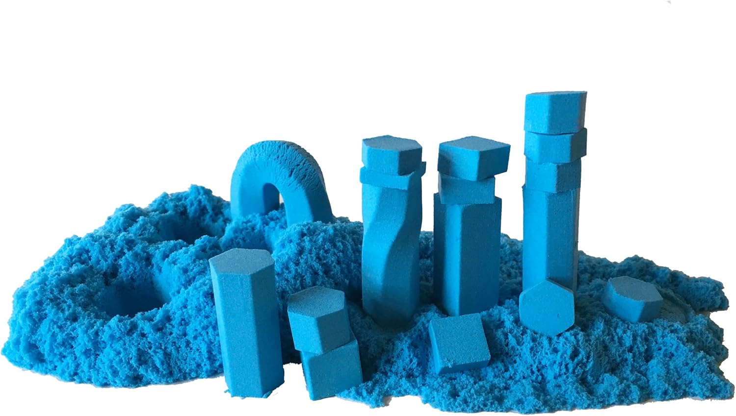 MAD MATTR Blue Starter Set – 10oz Sensory Play Dough for Kids with Toolset & Tray – Never Dries Out, Non-Toxic, Gluten-Free, Easy to Clean, Stretchy Moldable Dough for Fidget & Sensory Fun