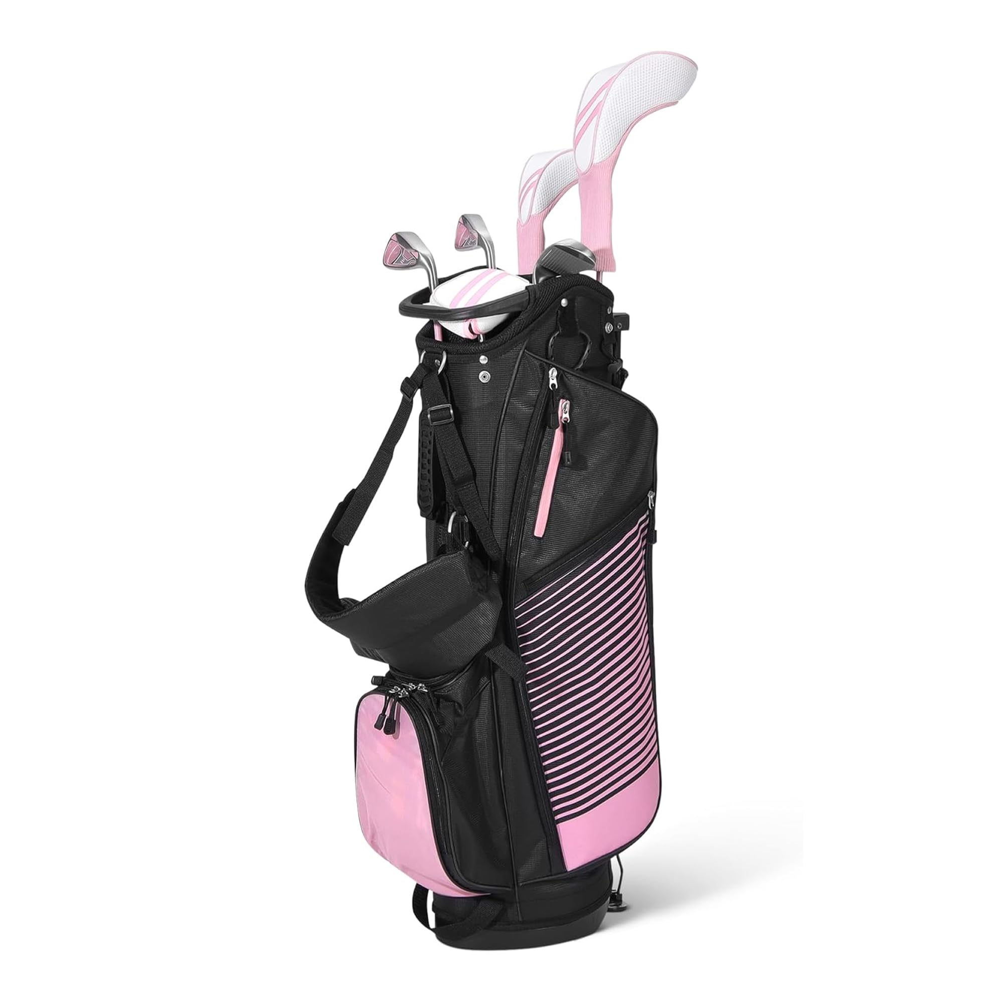 Amazon Basics Set di Mazze da Golf, 6 Pezzi con Sacca Stand, Faccia della Mazza Oversize, Baricentro Basso