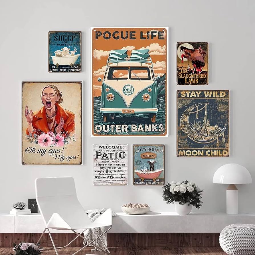 Amazon.com: Loyience 70s Decor, 70s Floral Pattern Print