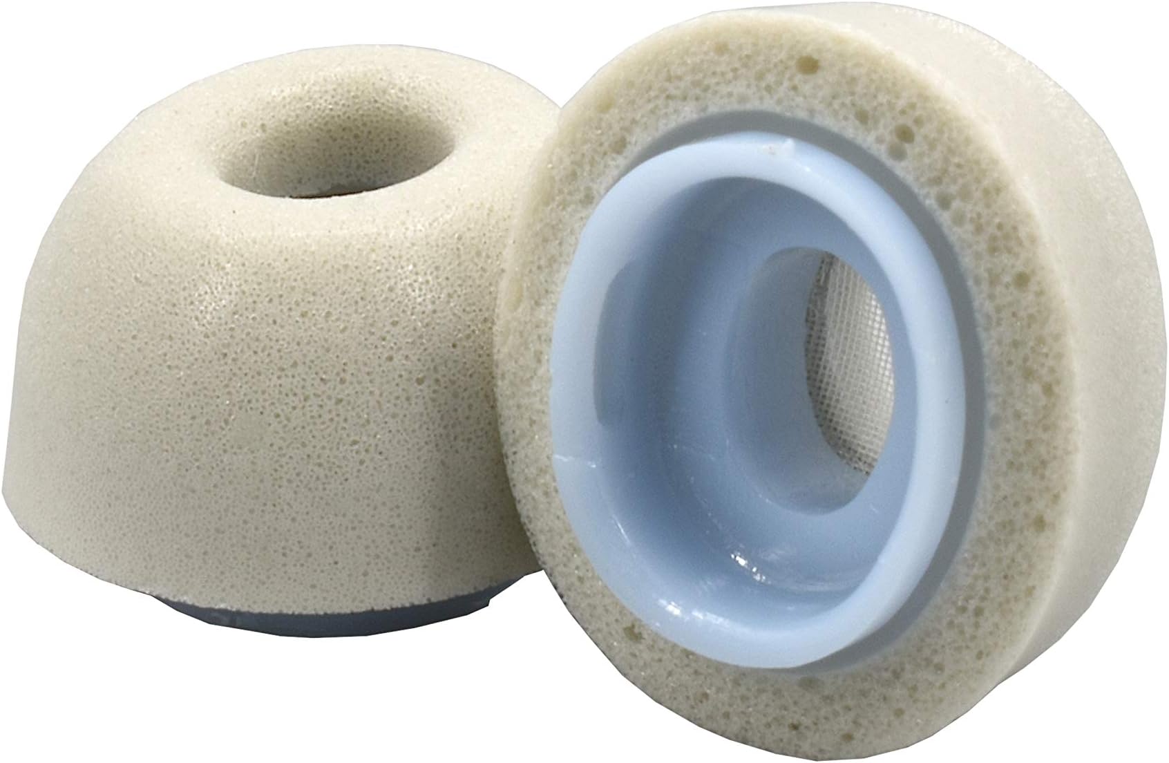 Bulletz Memory Foam Earphone Tips - Foam Earbud Replacement - Compatible with Apple Airpods Pro - Replacement Tips (Medium Single Pair, Grey)