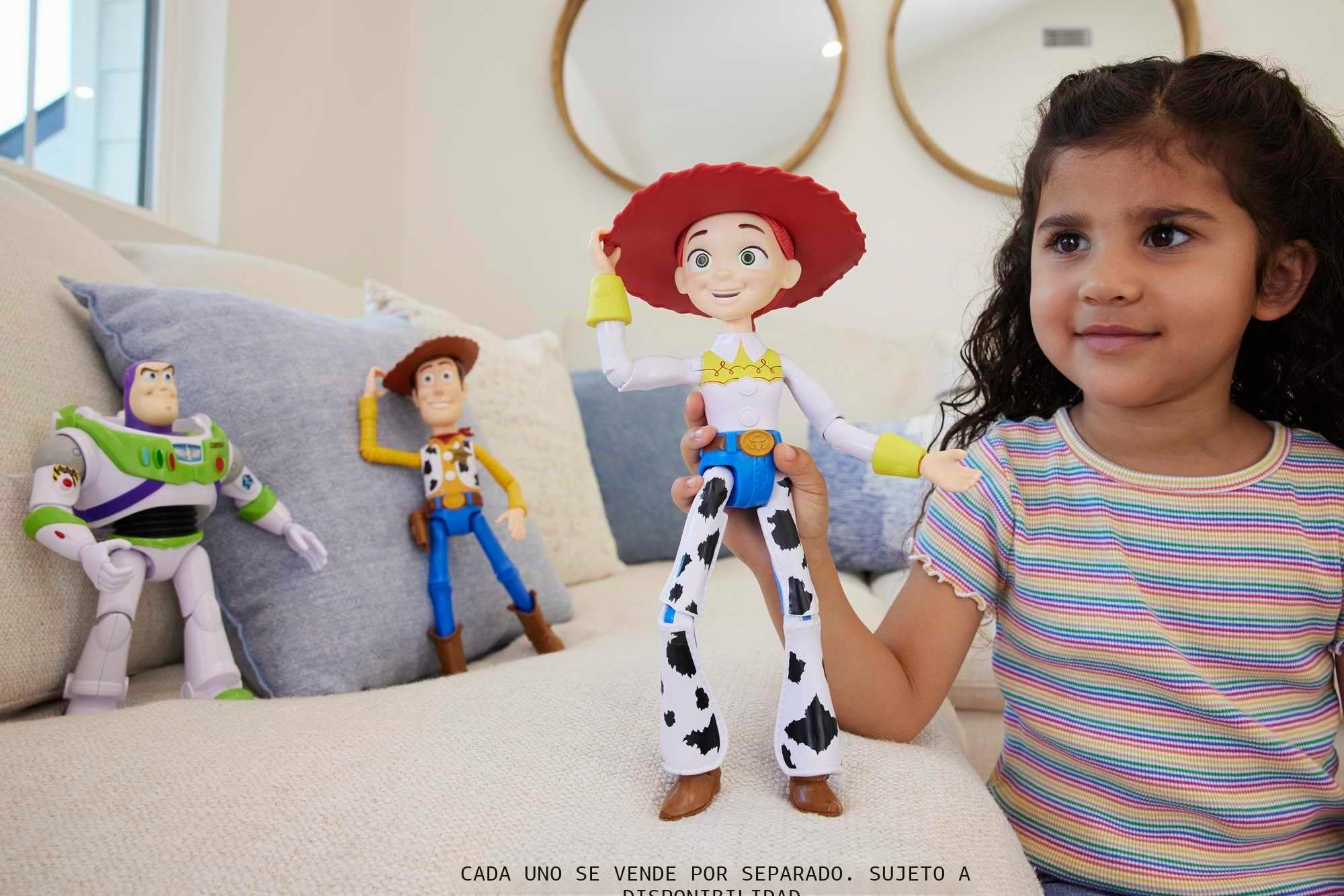 Mattel Disney Pixar Toy Story Jessie grande Figura 25 cm articulada, juguete para niños +3 años (HFY28)