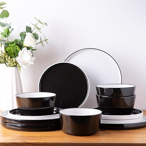 Miniatura 6 de AmorArc ADW045BK-S Juegos de vajilla